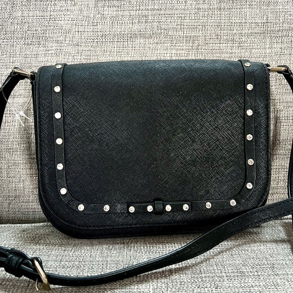 kate spade Handbags - Kate spade Carsen Laurel Way Crystals Bow Saffiano Cow Leather Crossbody Bag